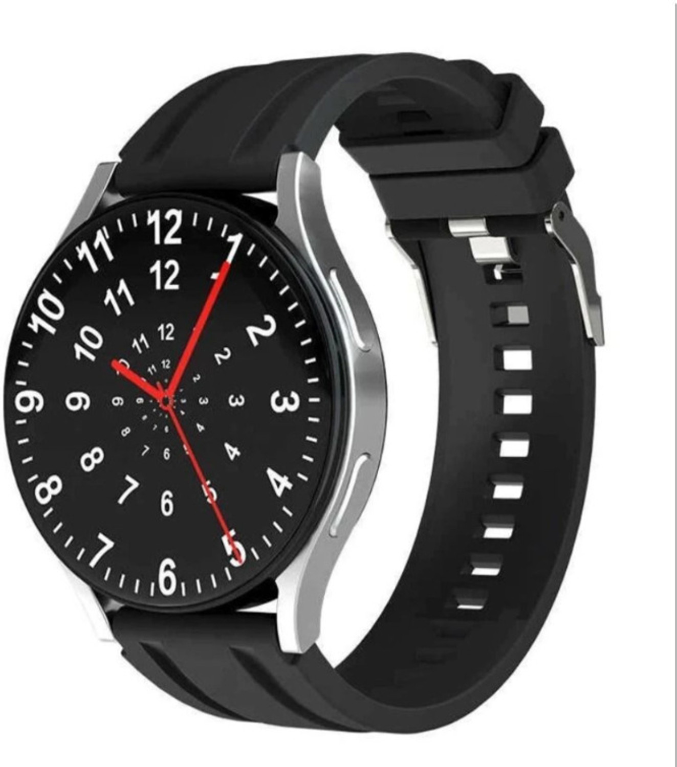 Image of PLAY PLAYFIT SW85 (Galaxy Black) Smartwatch (Black Strap, M)