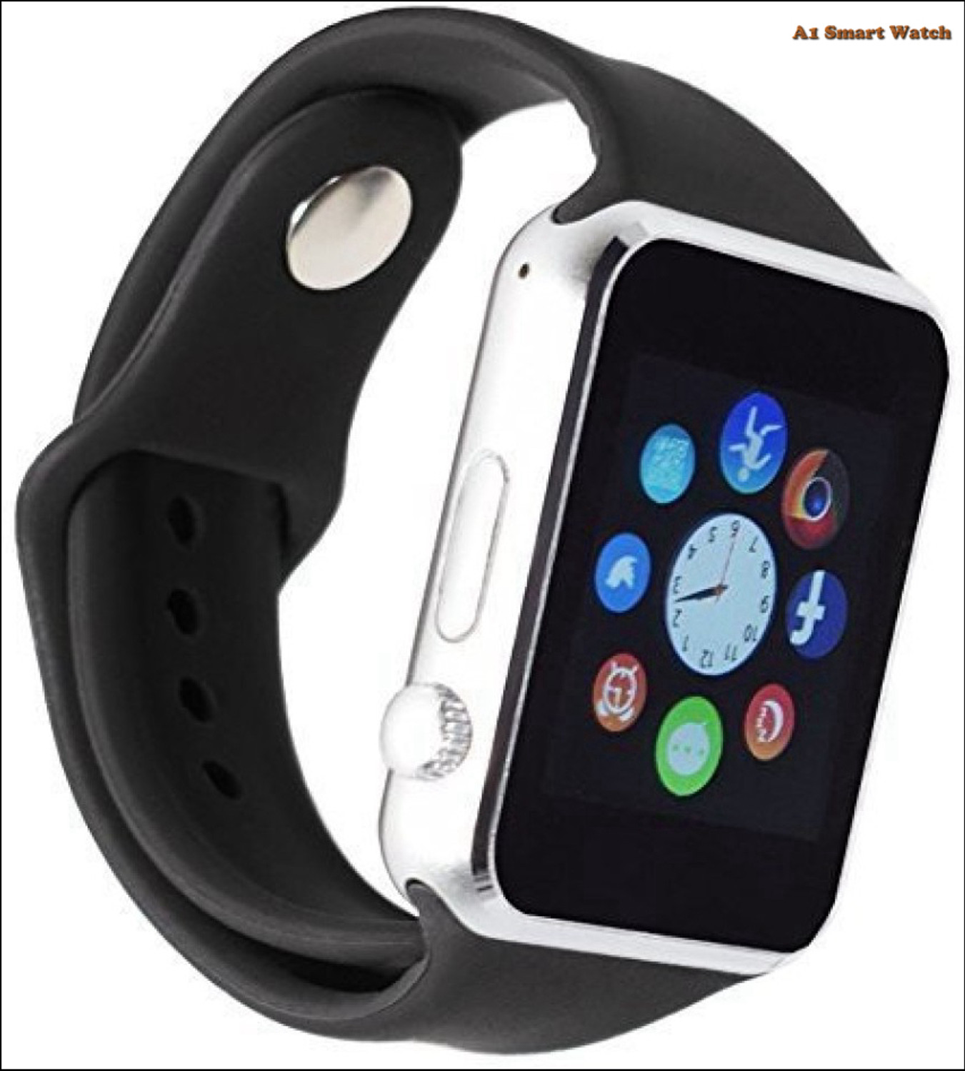 Image of CYXUS 4G Camera and Sim Card Support watch Smartwatch (Brown Strap, free)