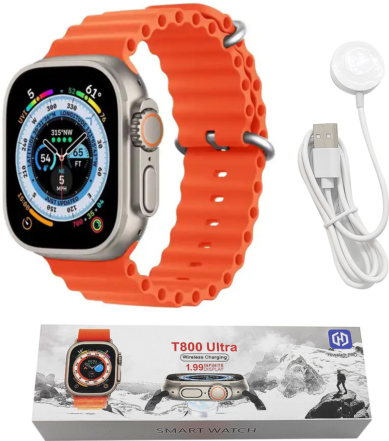 Image of PLAY PLAYFIT SW85 (Galaxy Black) Smartwatch (Black Strap, M)
