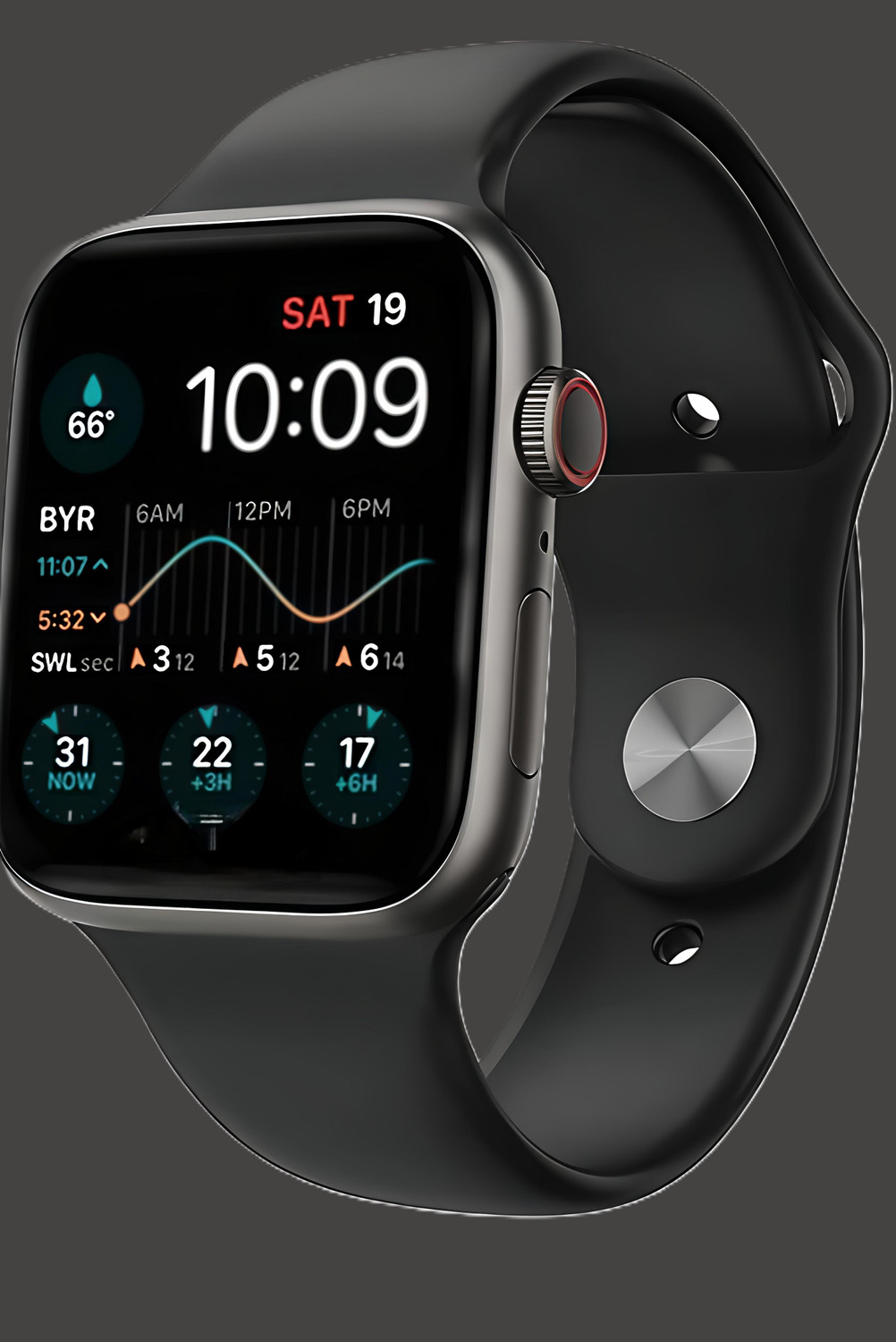 Image of Shivana T500 Max 1.92 inchHD Display Bluetooth Calling, Music Mode Smartwatch Smartwatch (Black Strap, Free Size)