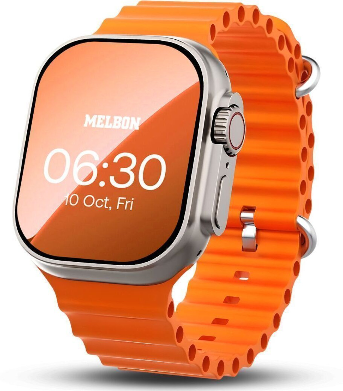 Image of TECHIO T800 Ultra BT Calling Watch, Wireless Charging, Health Tracking Sensor (Black) Smartwatch (BLACK Strap, FREE SIZE)