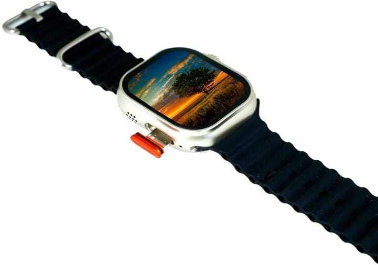 Image of Onikuma T800 ULTRA Smart Watch No sim card Opetion Smartwatch NO sim card Smartwatch (BLACK Strap, Free Size)