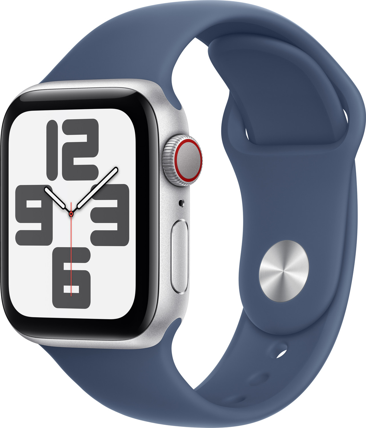 Apple Watch SE GPS + Cellular 40mm Silver Aluminium - Image 1