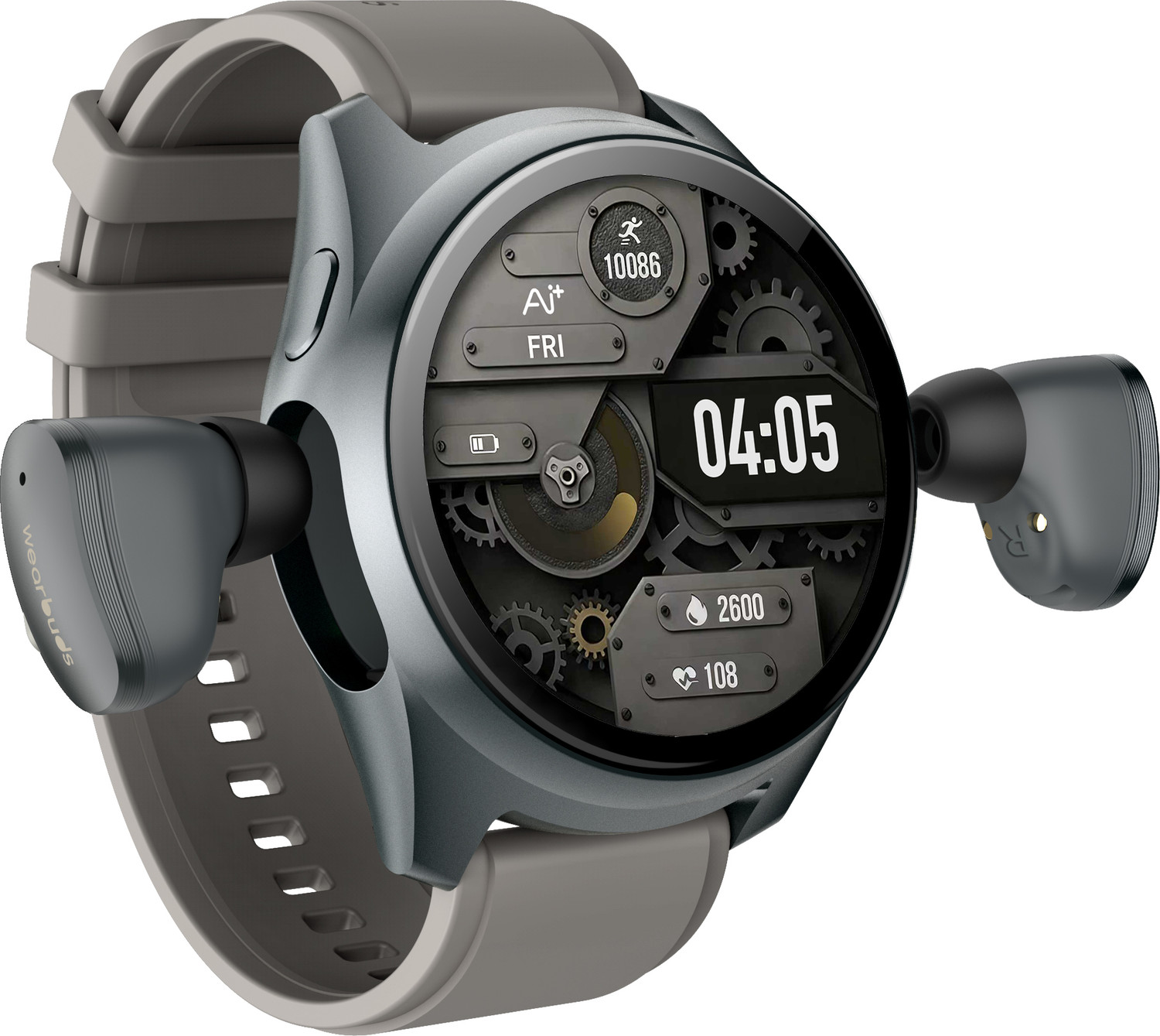 Ai+ Wearbuds with Built-in TWS, ENC &amp; Sports Modes, Health Suite Smartwatch Price in India - Buy Ai+ Wearbuds with Built-in TWS, ENC &amp; Sports Modes, Health Suite Smartwatch online at Flipkart.com