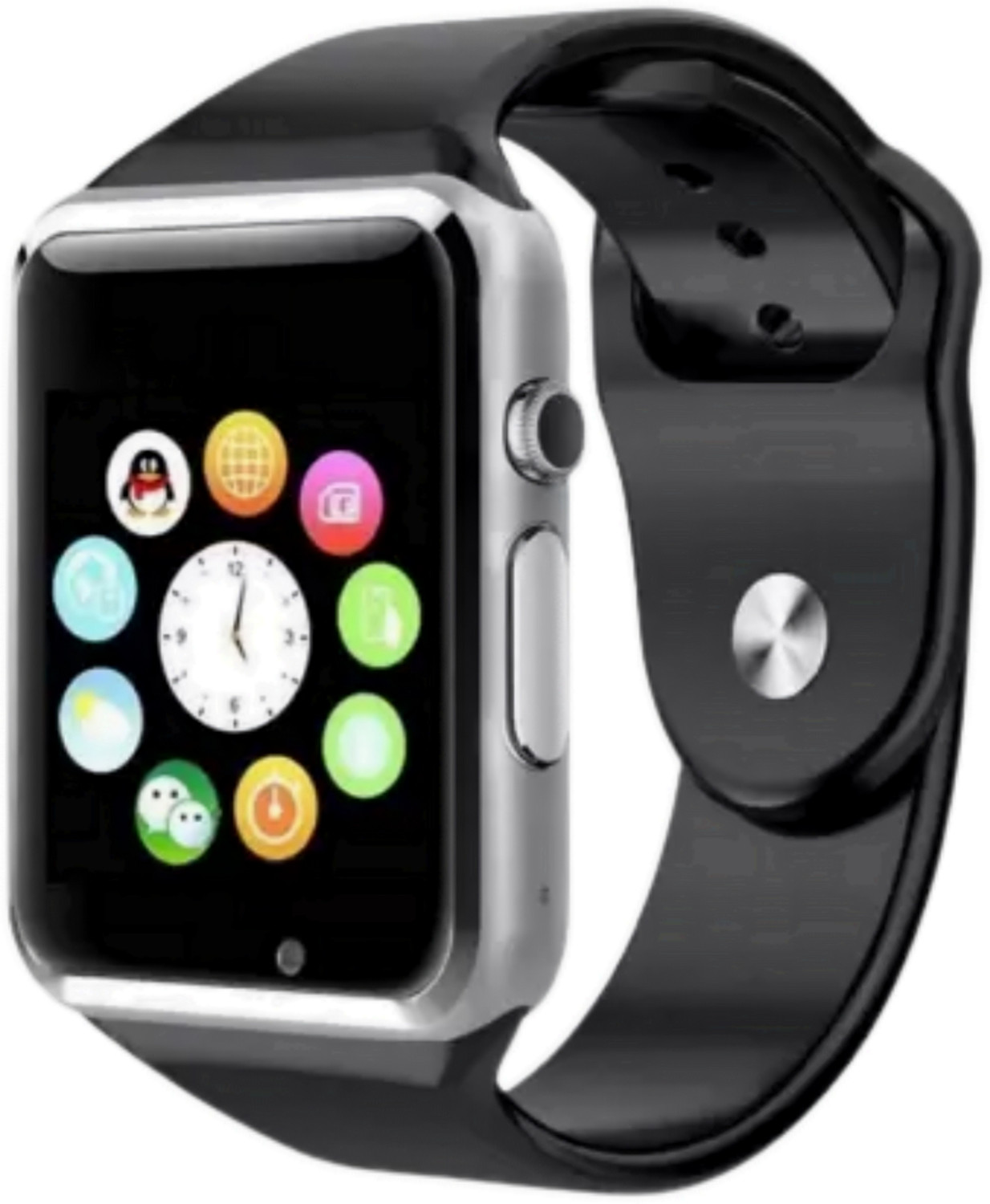 Image of Lastpoint 4G Camera and Sim Card Support watch Smartwatch (Black Strap, free)
