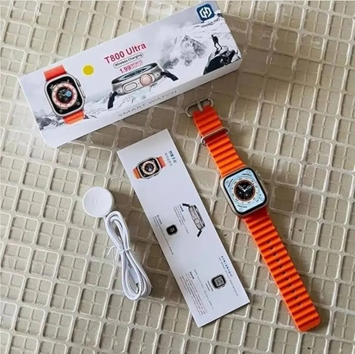 Image of Lastpoint 4G Camera and Sim Card Support watch Smartwatch (Black Strap, free)