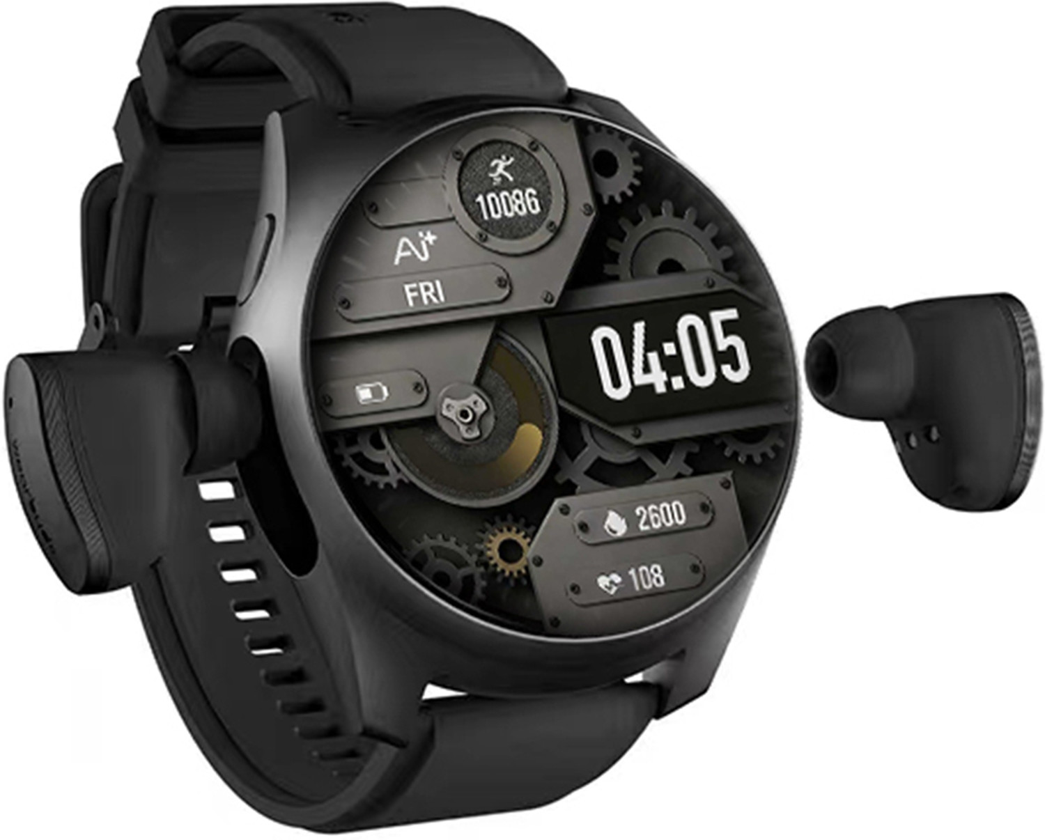 Ai+ Wearbuds with Built-in TWS, ENC &amp; Sports Modes, Health Suite Smartwatch Price in India - Buy Ai+ Wearbuds with Built-in TWS, ENC &amp; Sports Modes, Health Suite Smartwatch online at Flipkart.com
