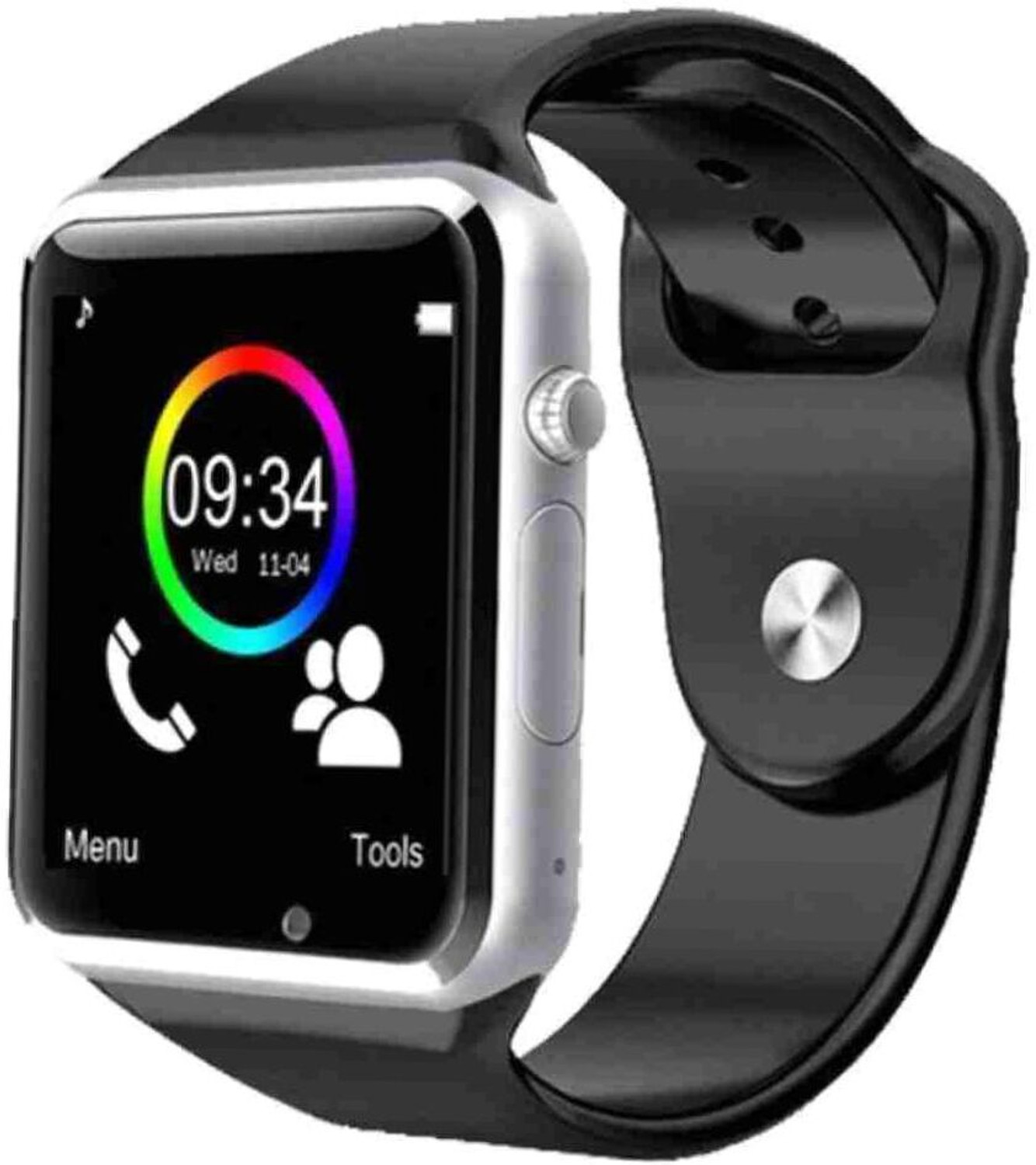 Image of CYXUS 4G Camera and Sim Card Support watch Smartwatch (Black Strap, free)
