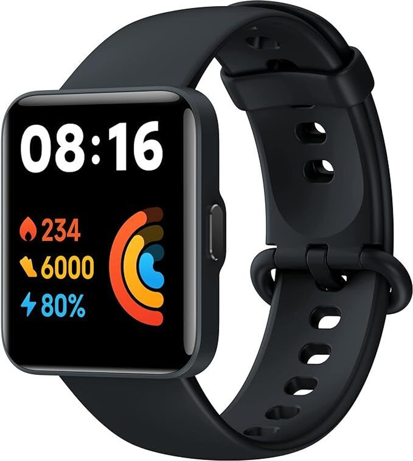 Image of REDMI Watch 2 Lite Multi-system GPS, 100+ Sports Modes, Women's Health Smartwatch (Black Strap, 1.55 inch (3.94 cm) HD Colorful Touch Display)