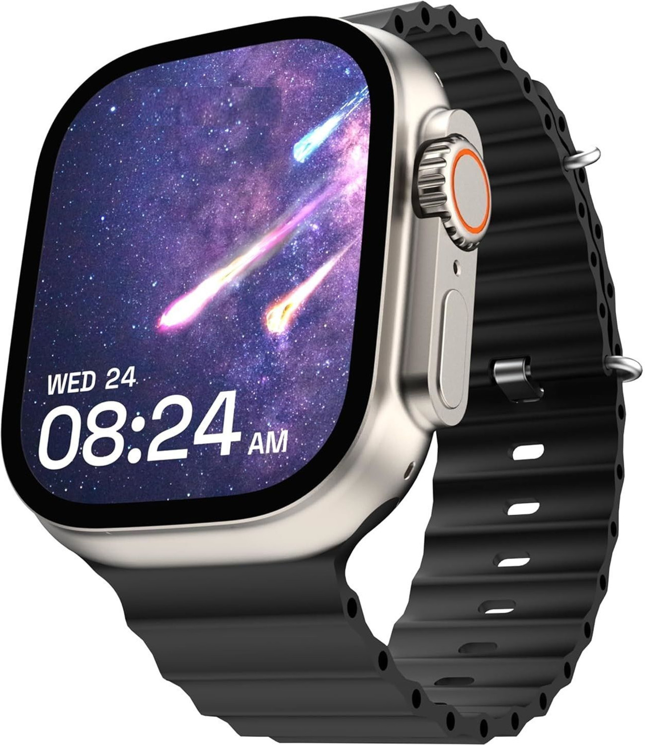 Image of Lastpoint 4G Camera and Sim Card Support watch Smartwatch (Red Strap, free)