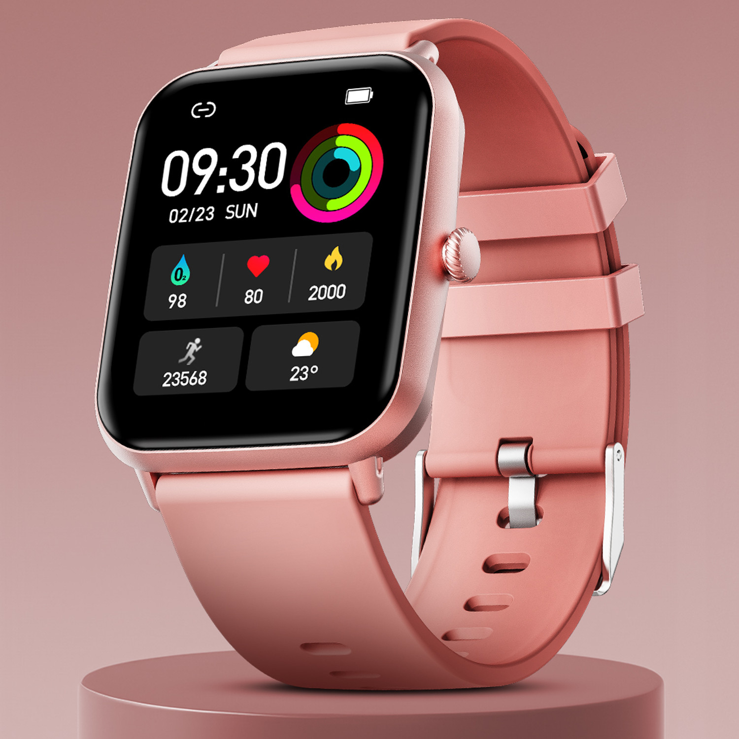 Fire-Boltt Ninja Calling Pro Plus 46.5mm (1.83) Display Bluetooth Calling, AI Voice Smartwatch