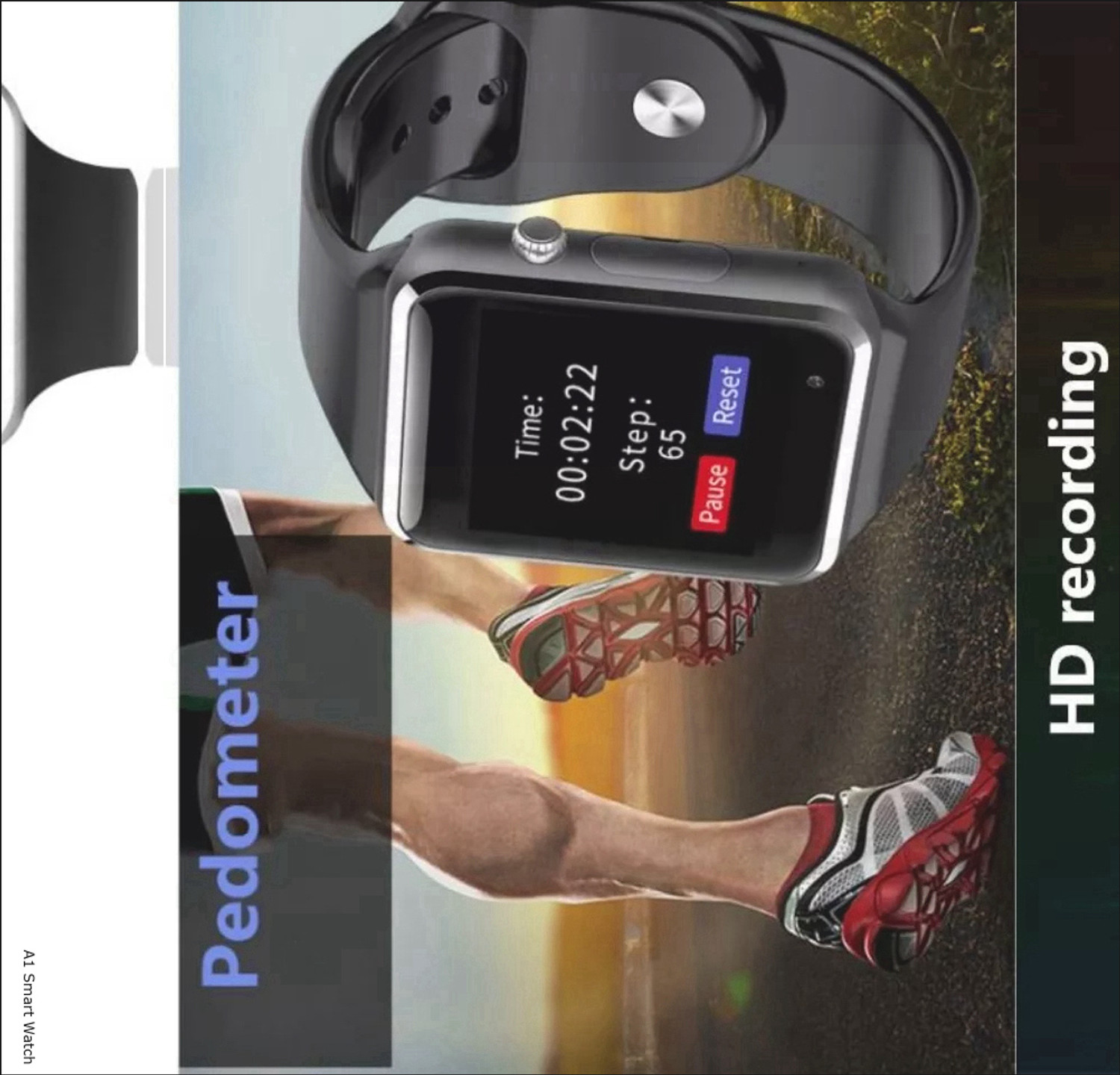Image of CYXUS 4G Camera and Sim Card Support watch Smartwatch (Black Strap, free)
