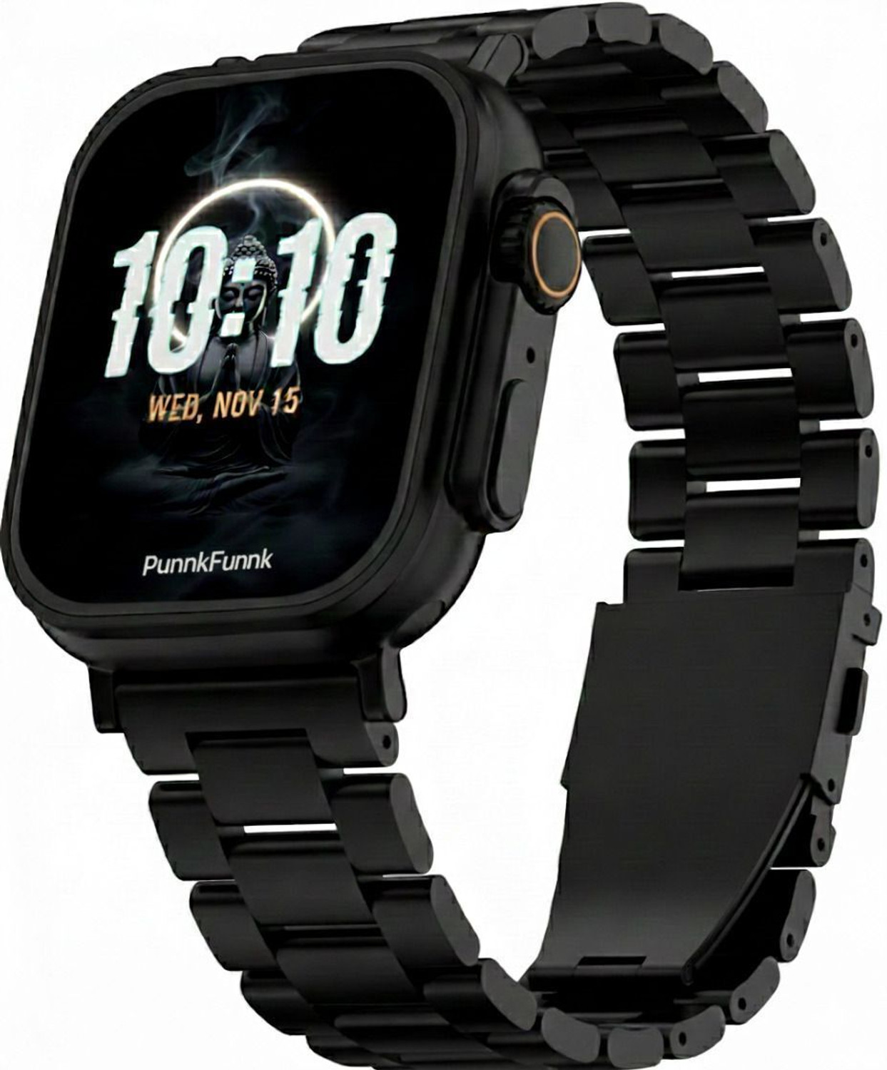 PunnkFunnk T800 Ultra Metal Black Smartwatch - Image 1