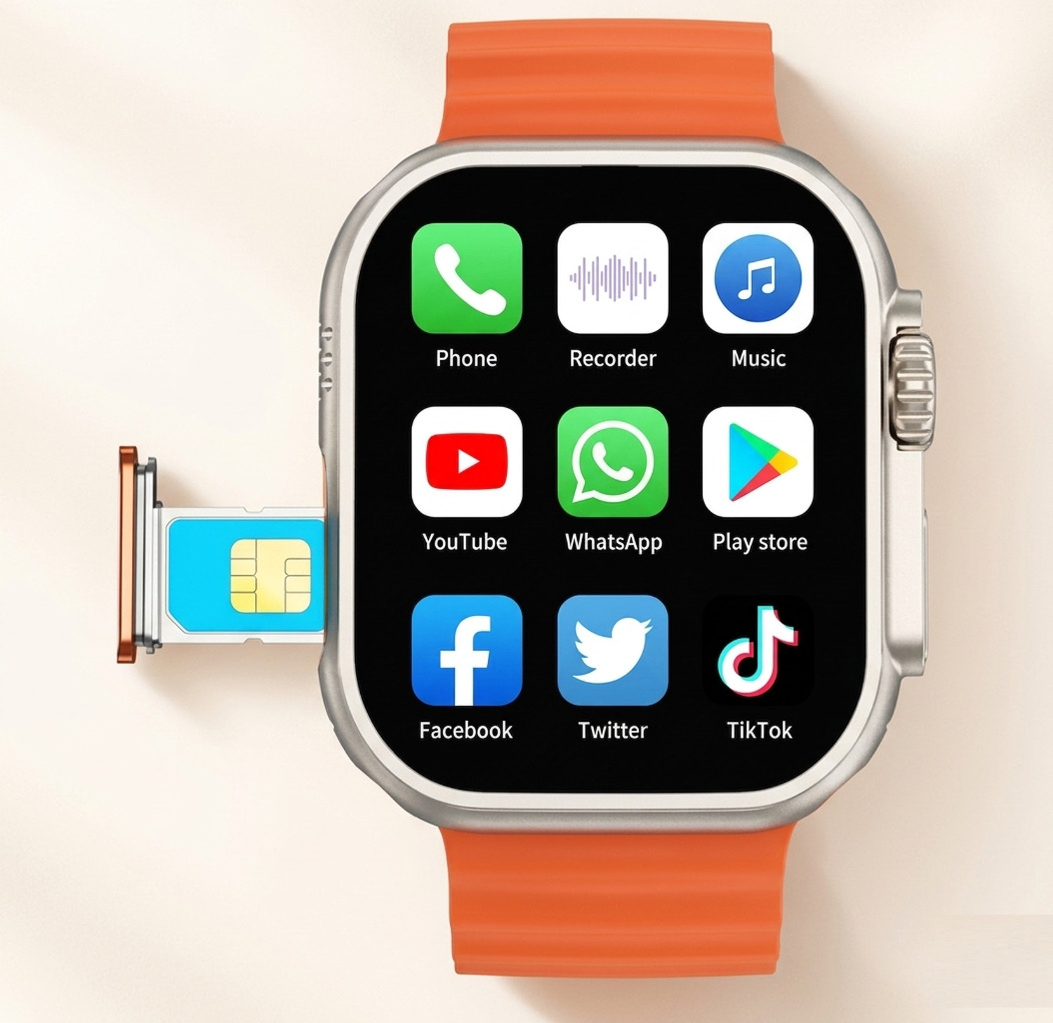 SEHUB Android Smartwatch S9 with Dual Camera - Image 1