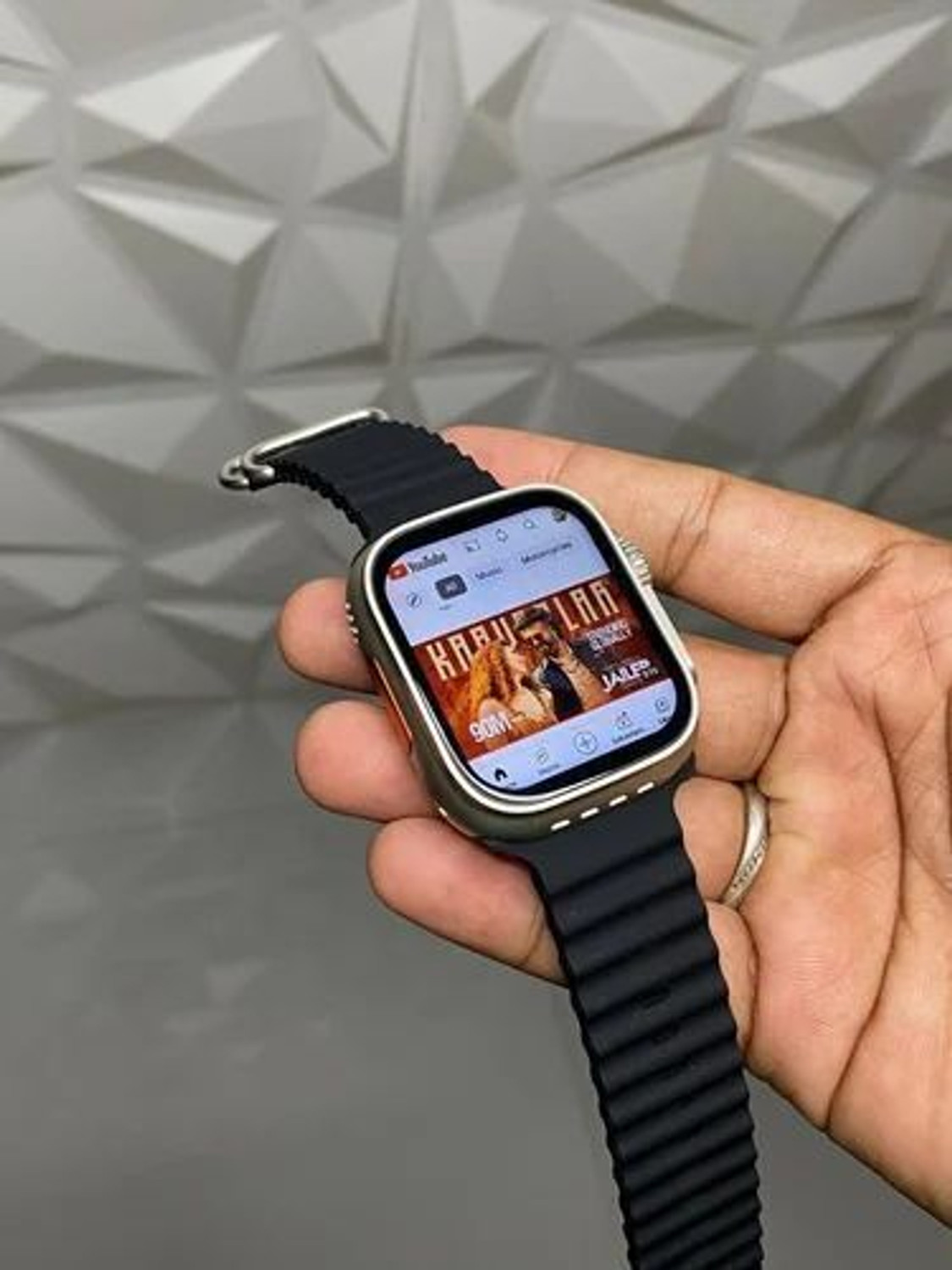 Image of OTUR S8 Ultra 4G Sim Card Smartwatch 03 Smartwatch (Orange Strap, Free Size)