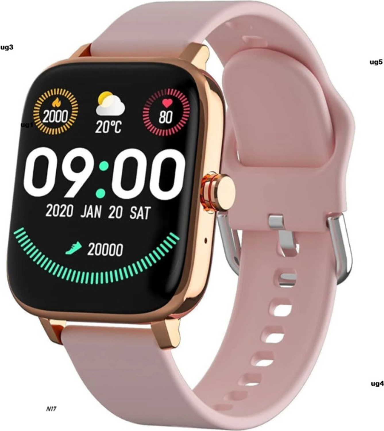 Image of Lastpoint 4G Camera and Sim Card Support watch Smartwatch (White Strap, free)