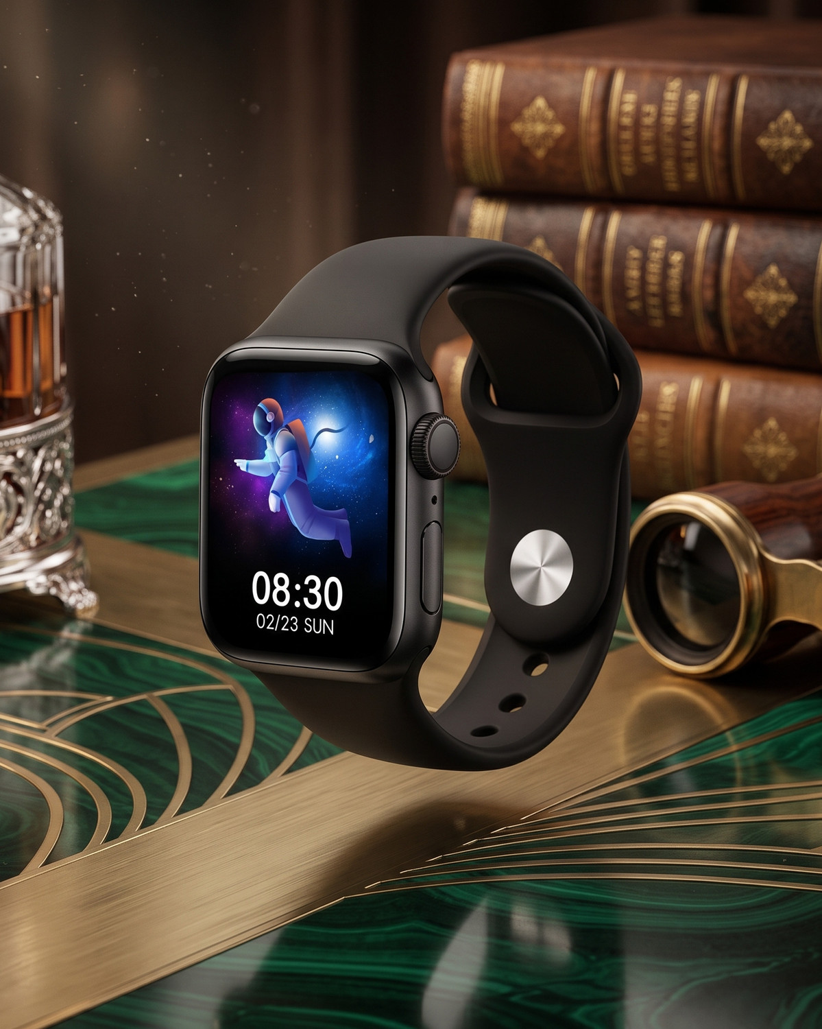 Image of Lastpoint 4G Camera and Sim Card Support watch Smartwatch (Brown Strap, free)