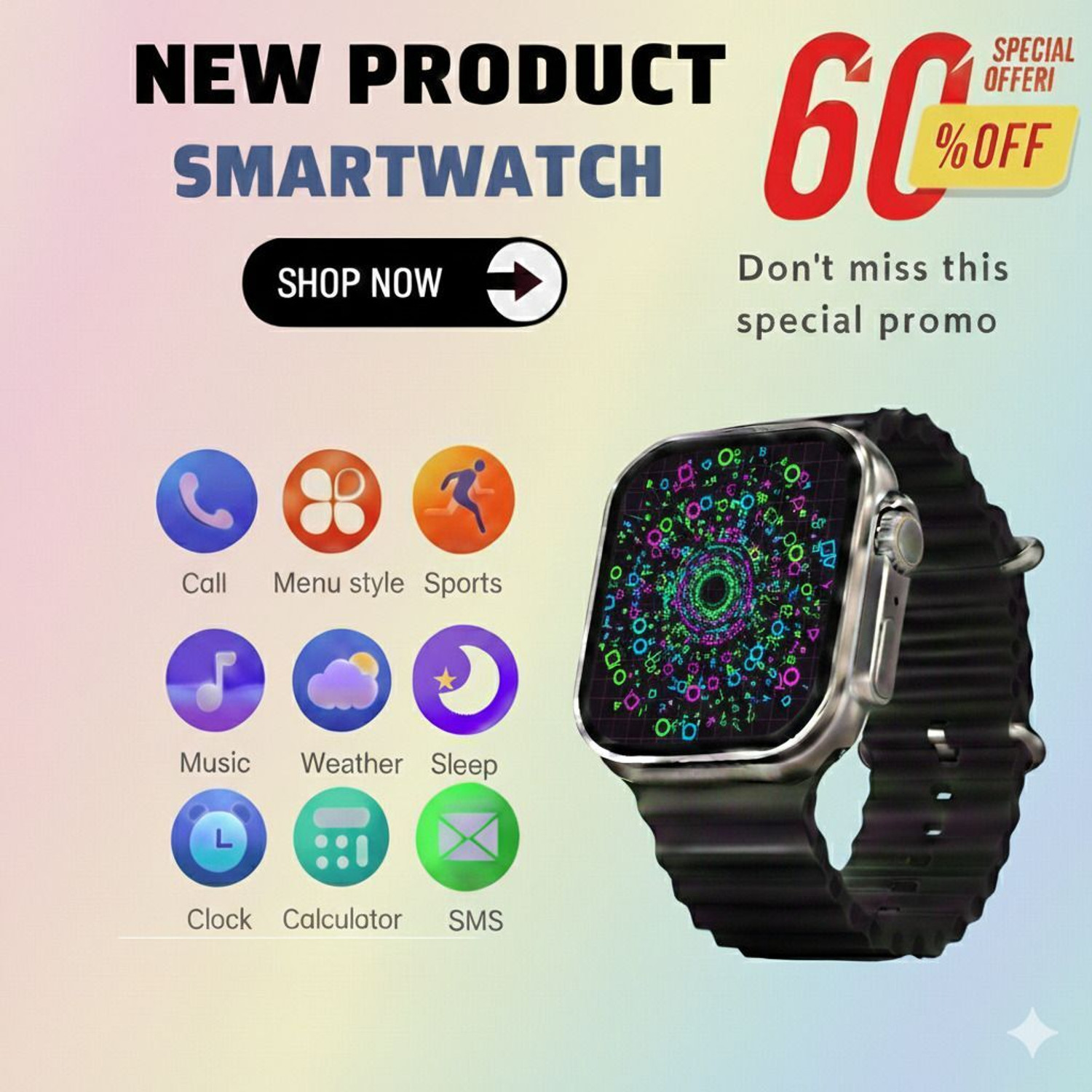 Image of CYXUS 4G Camera and Sim Card Support watch Smartwatch (Black Strap, free)