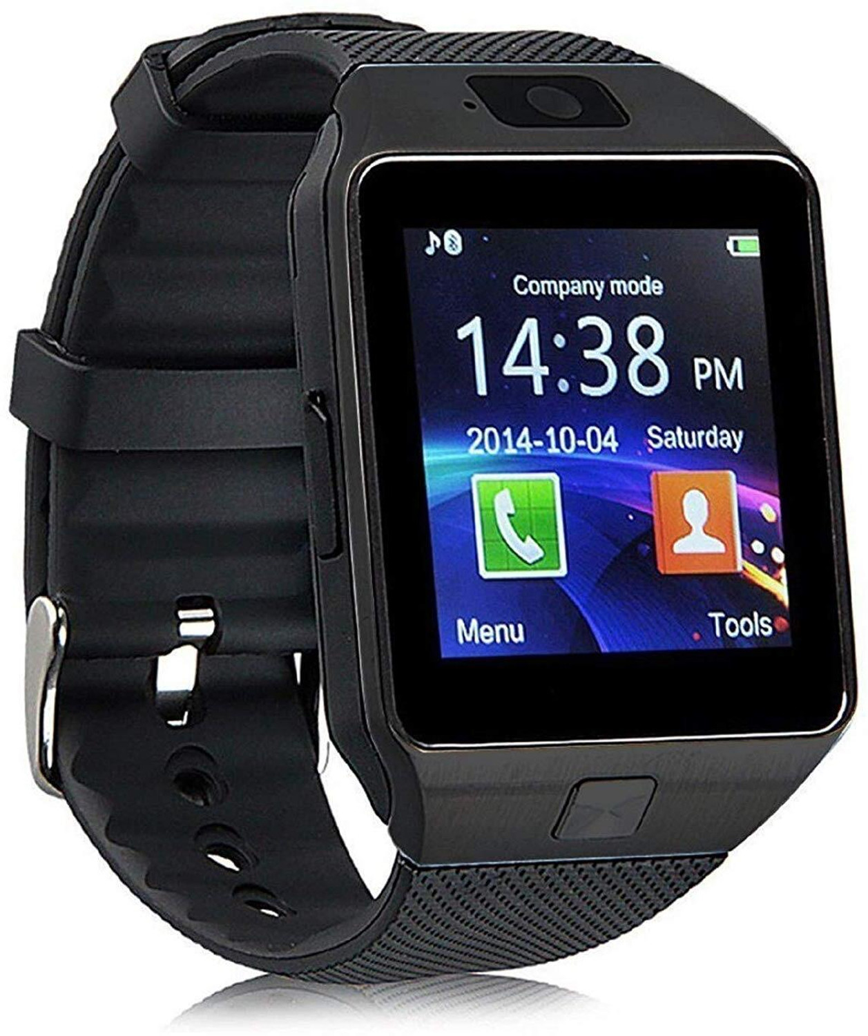 Image of Lastpoint 4G Camera and Sim Card Support watch Smartwatch (Black Strap, free)