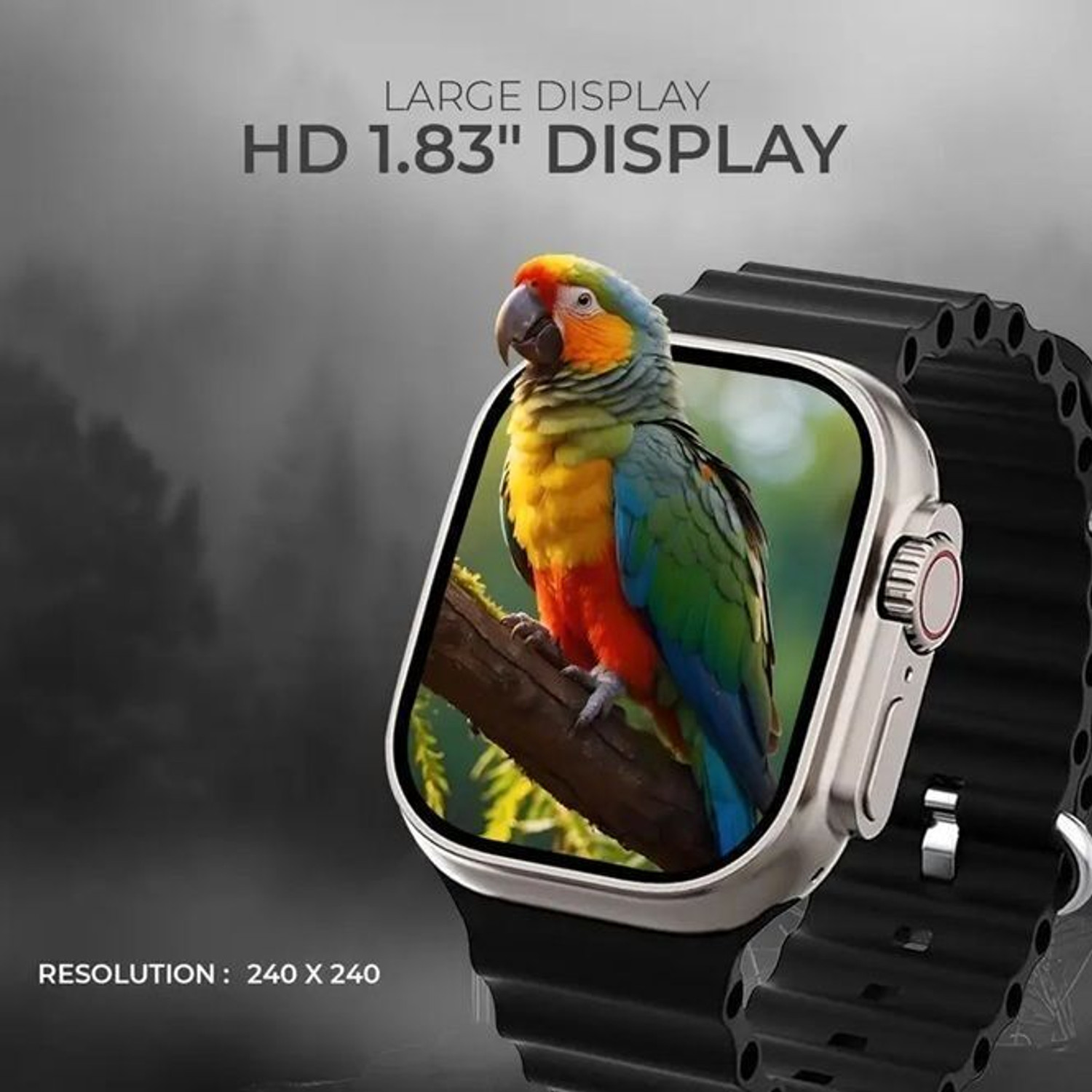 Image of CYXUS 4G Camera and Sim Card Support watch Smartwatch (Black Strap, free)