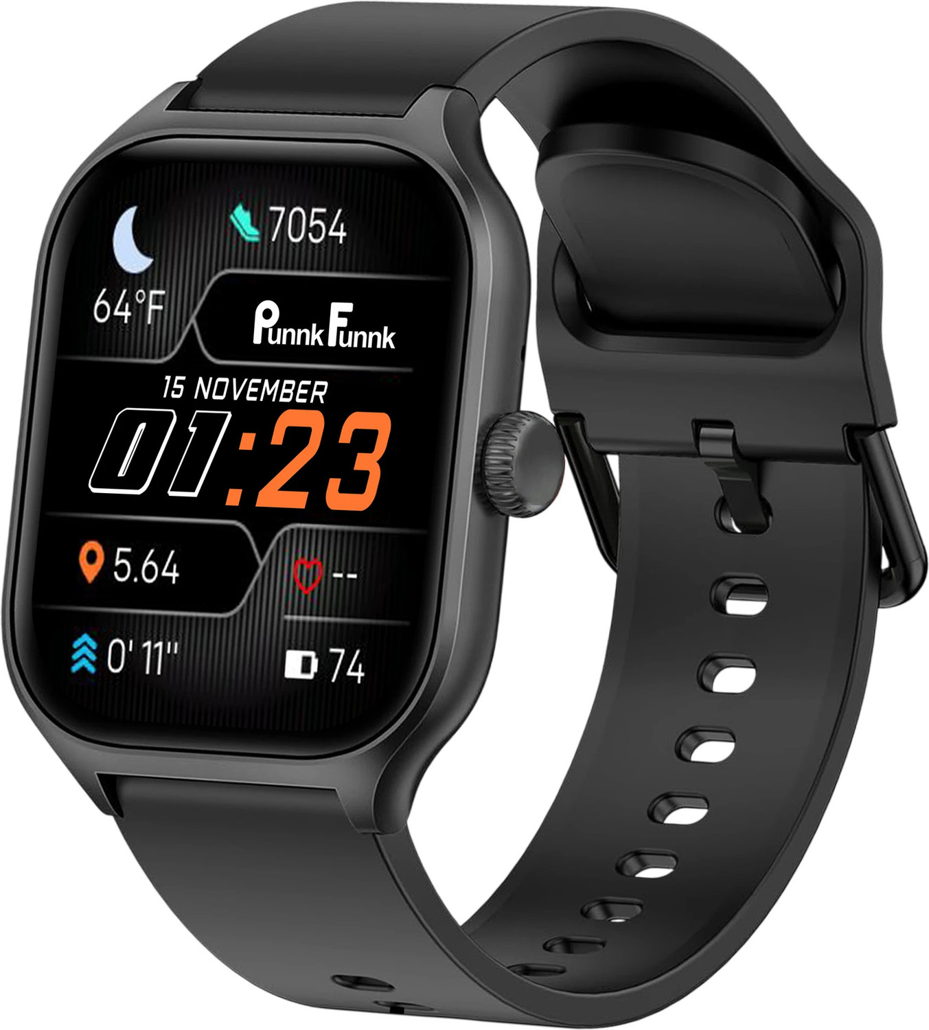 Image of CYXUS 4G Camera and Sim Card Support watch Smartwatch (Black Strap, free)