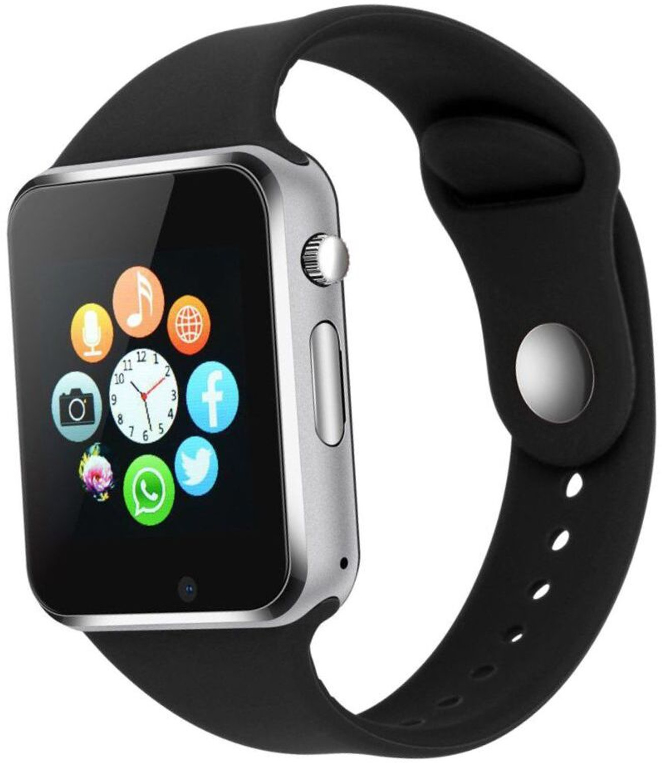 Image of CYXUS i8 pro max smart watch+calling+notifications Smartwatch (Black Strap, free)