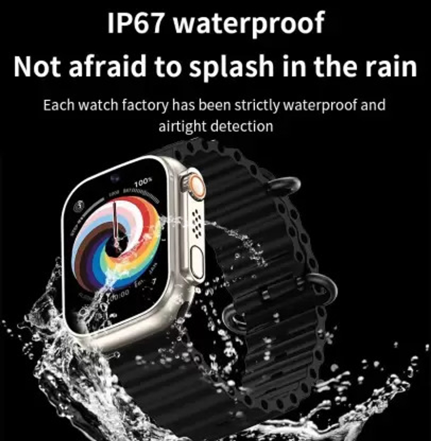 Image of OTUR S8 Ultra 4G Sim Card Smartwatch 03 Smartwatch (Orange Strap, Free Size)