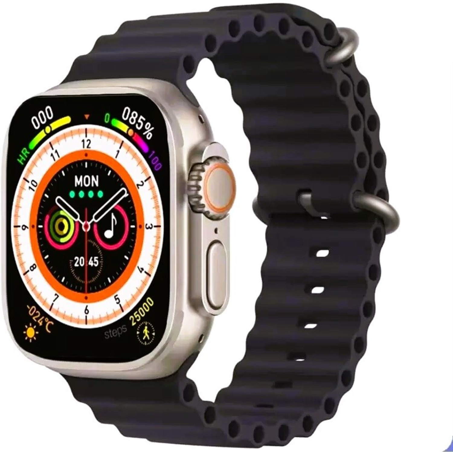 Image of Onikuma T800 ULTRA Smart Watch No sim card Opetion Smartwatch NO sim card Smartwatch (ORANGE Strap, Free Size)