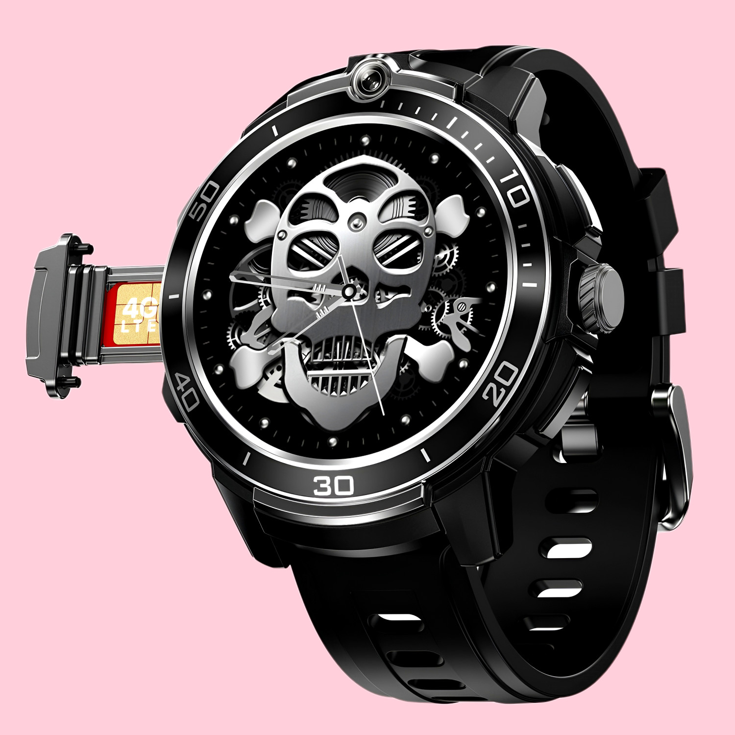 Image of Correngo Premium Android 5G Smartwatch with Video Calling for Men Smartwatch (Dessert Brown Strap, Free Size)