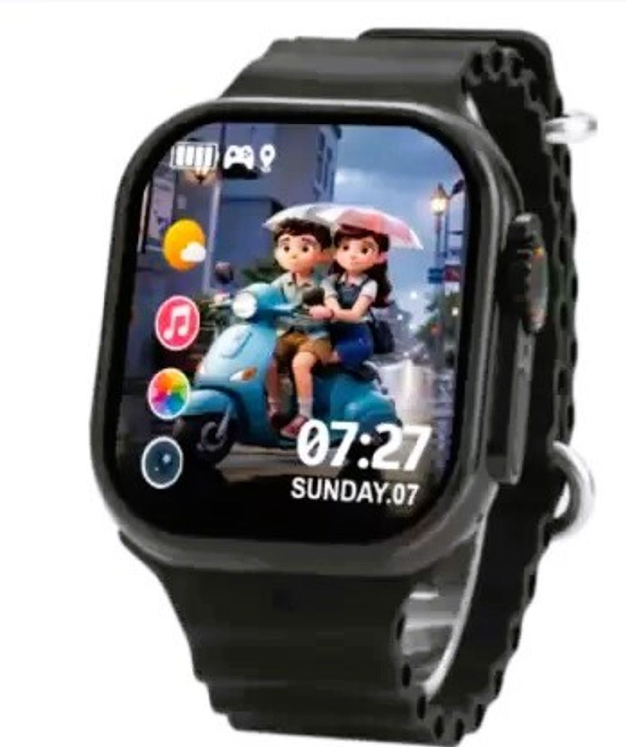Image of Onikuma T800 ULTRA Smart Watch No sim card Opetion Smartwatch NO sim card Smartwatch (ORANGE Strap, Free Size)