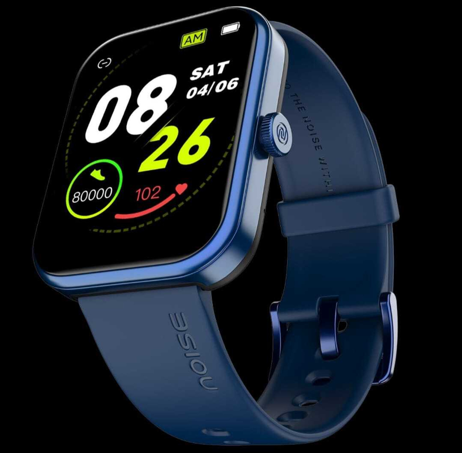 Image of NoiseFit ColorFit Pulse 2 Max 1.85 inch TFT Display with Bluetooth calling, Voice Assistant Smartwatch (Blue Strap, Regular)