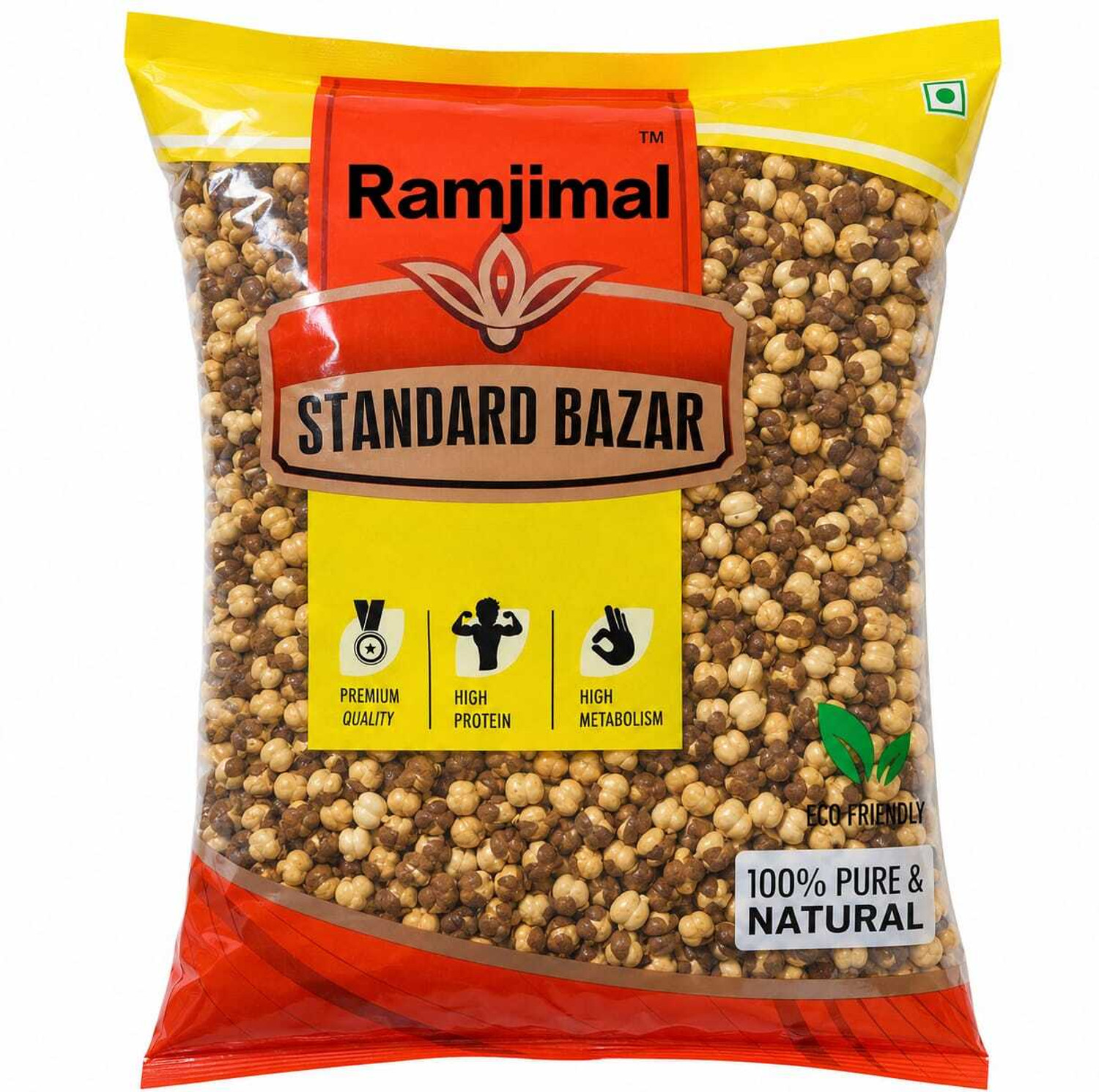 Image of BR CART Whole Salted Roasted Bhuna Chana (Desi Roasted Chickpeas) | Desi Sika Chana Chana (100 g)