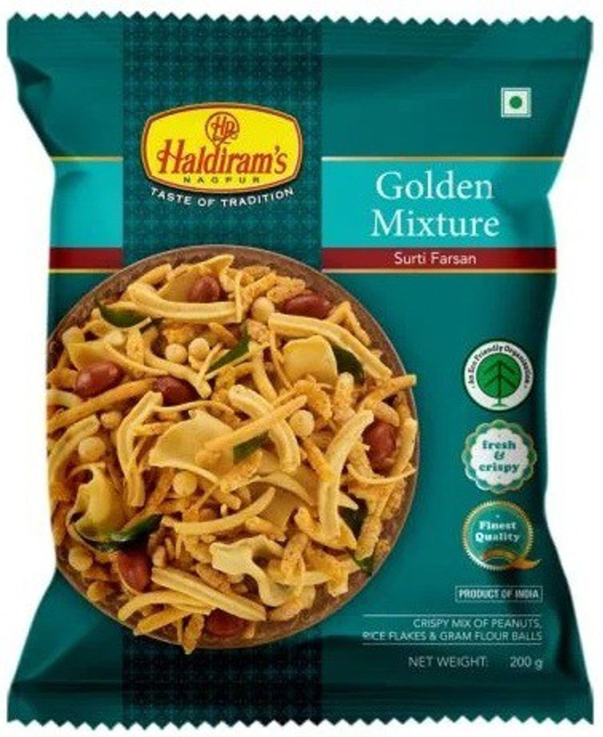 Image of Haldiram's Nagpur Golden Mixture 200gm (Pack of 5) Chivda (5 x 200 g)