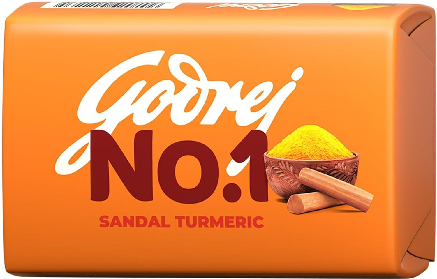 Image of Godrej No.1 Sandal Turmeric Bath Soap (3 x 150 g)
