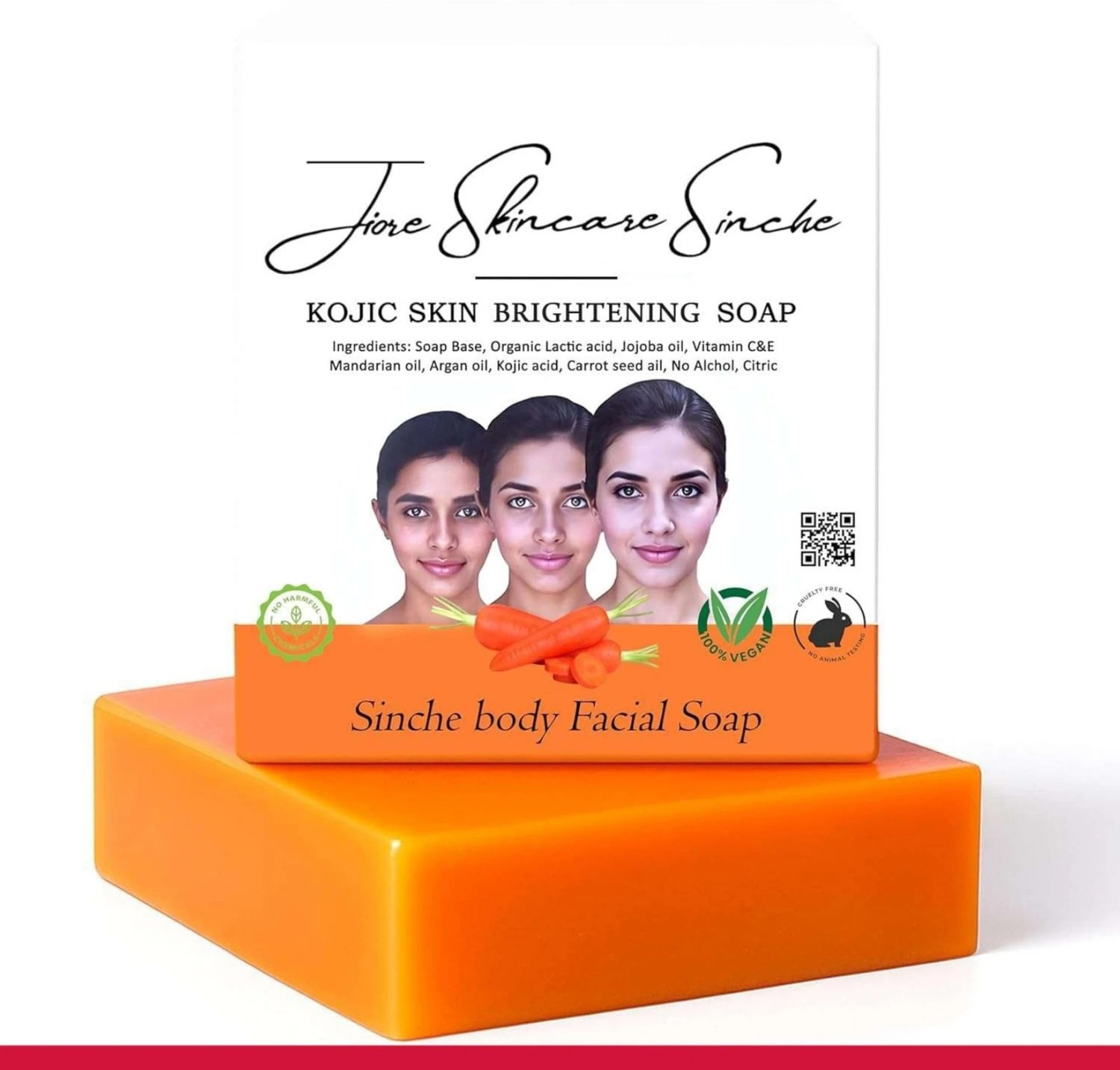 Image of SINOK Skincare Sinche Body Whitening Soap for Women & Men (100 g)