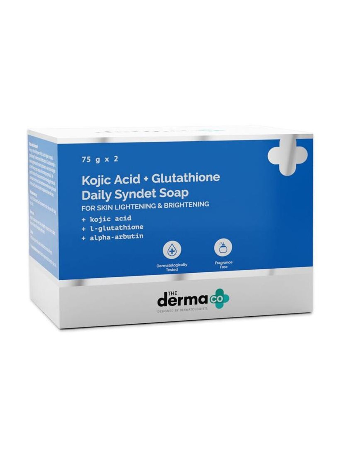 Image of Derma Kojic Acid, Glutatheone, Alpha Arbutin, Turmeric Soap for skin Pack of 1 (3 x 100 g)