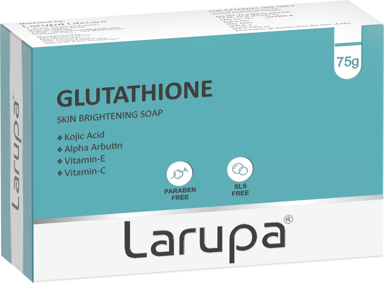 Image of Derma Kojic Acid, Glutatheone, Alpha Arbutin, Turmeric Soap for skin Pack of 1 (3 x 100 g)