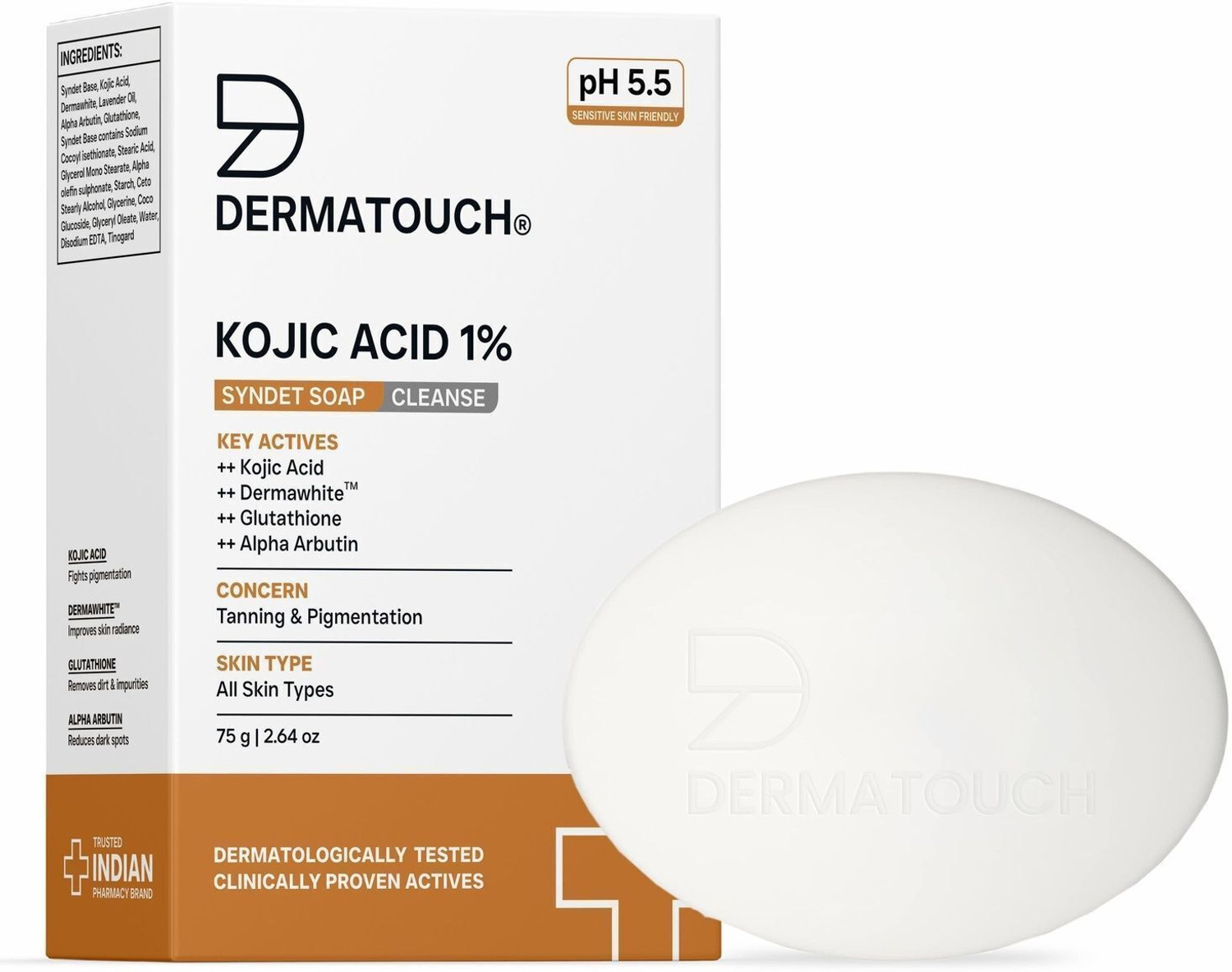 Dermatouch Kojic Acid 1% Soap with Glutathione - Image 6
