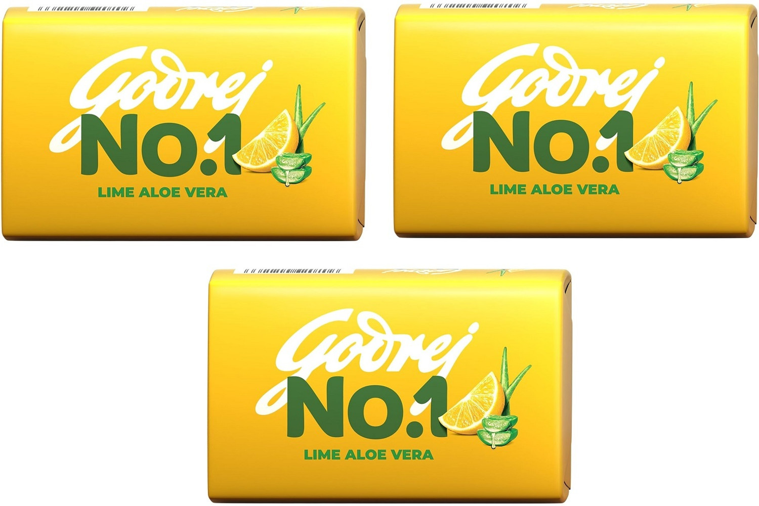 Image of Godrej No.1 Sandal Turmeric Bath Soap (3 x 150 g)