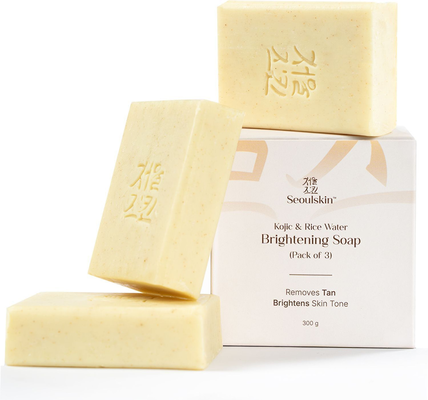 Seoulskin Kojic & Rice Water Brightening Soap, Pack of 3 - Image 6