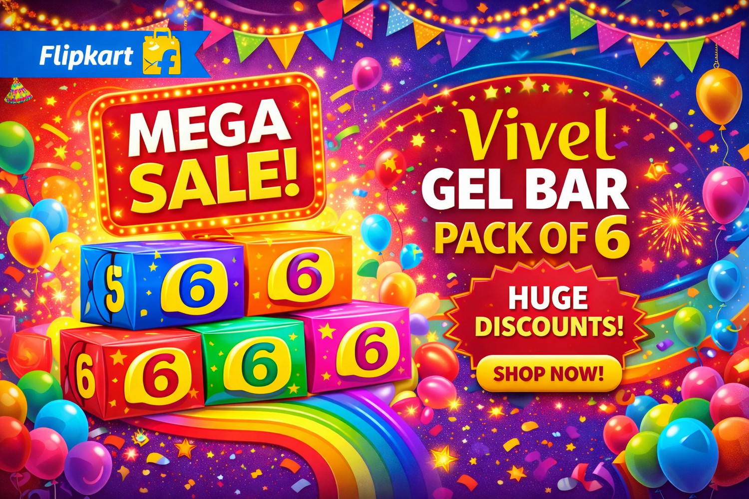 Image of Vivel Aloe Vera Bathing Soap For Soft Skin, for Women & Men (6 x 90 g) (6 x 91.67 g)