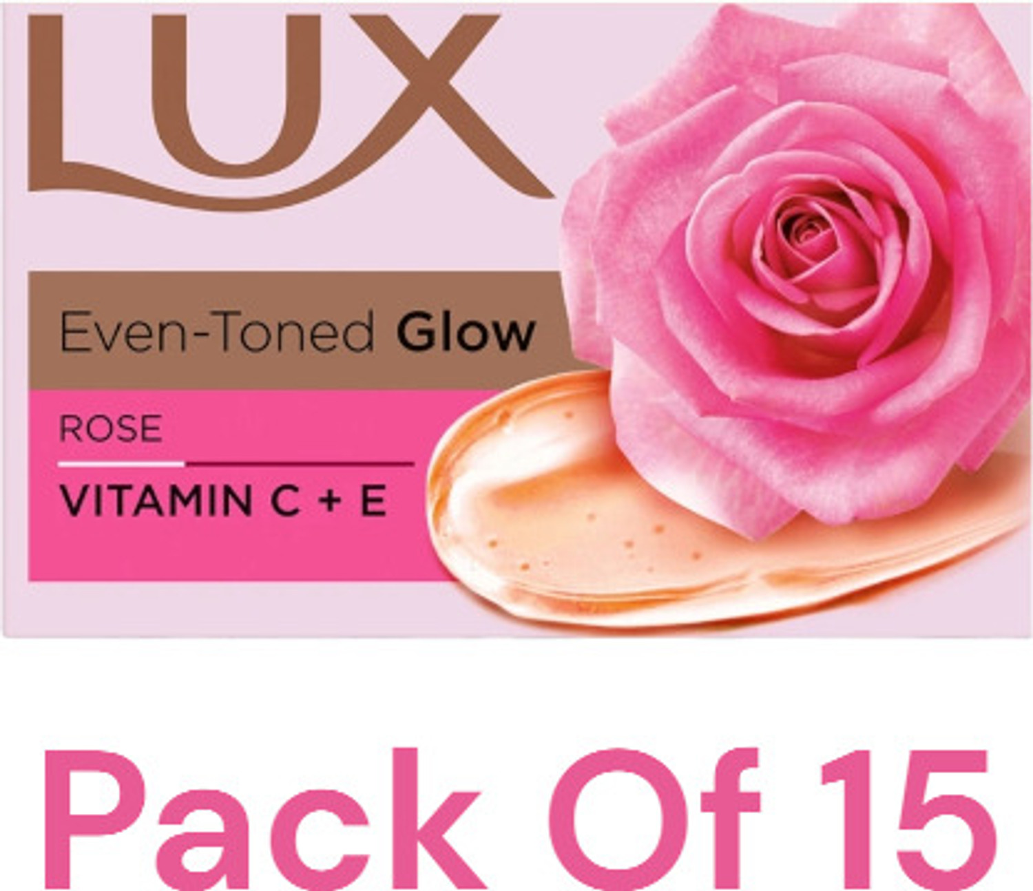 Image of LUX Velvet Glow Jasmine & Vitamin E Soap Bar, Bathing 150g pack of 10 (10 x 150 g)