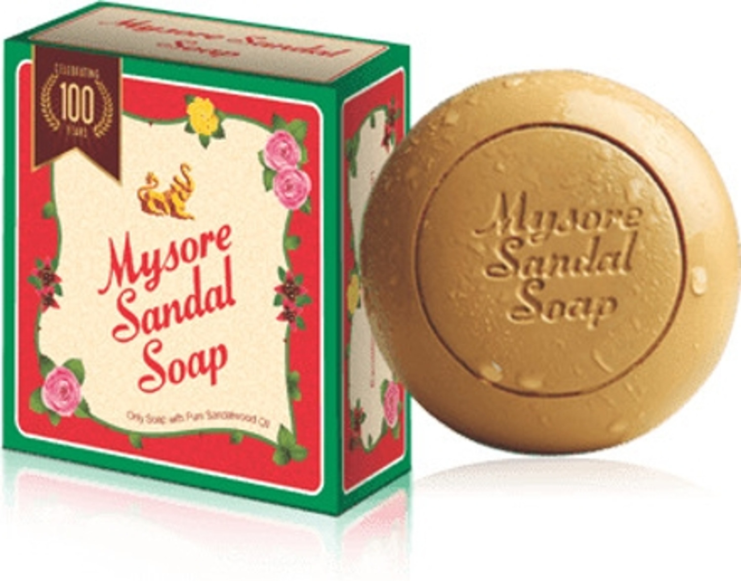 MYSORE SANDAL Sandal Soap Single (150 g) - Image 1