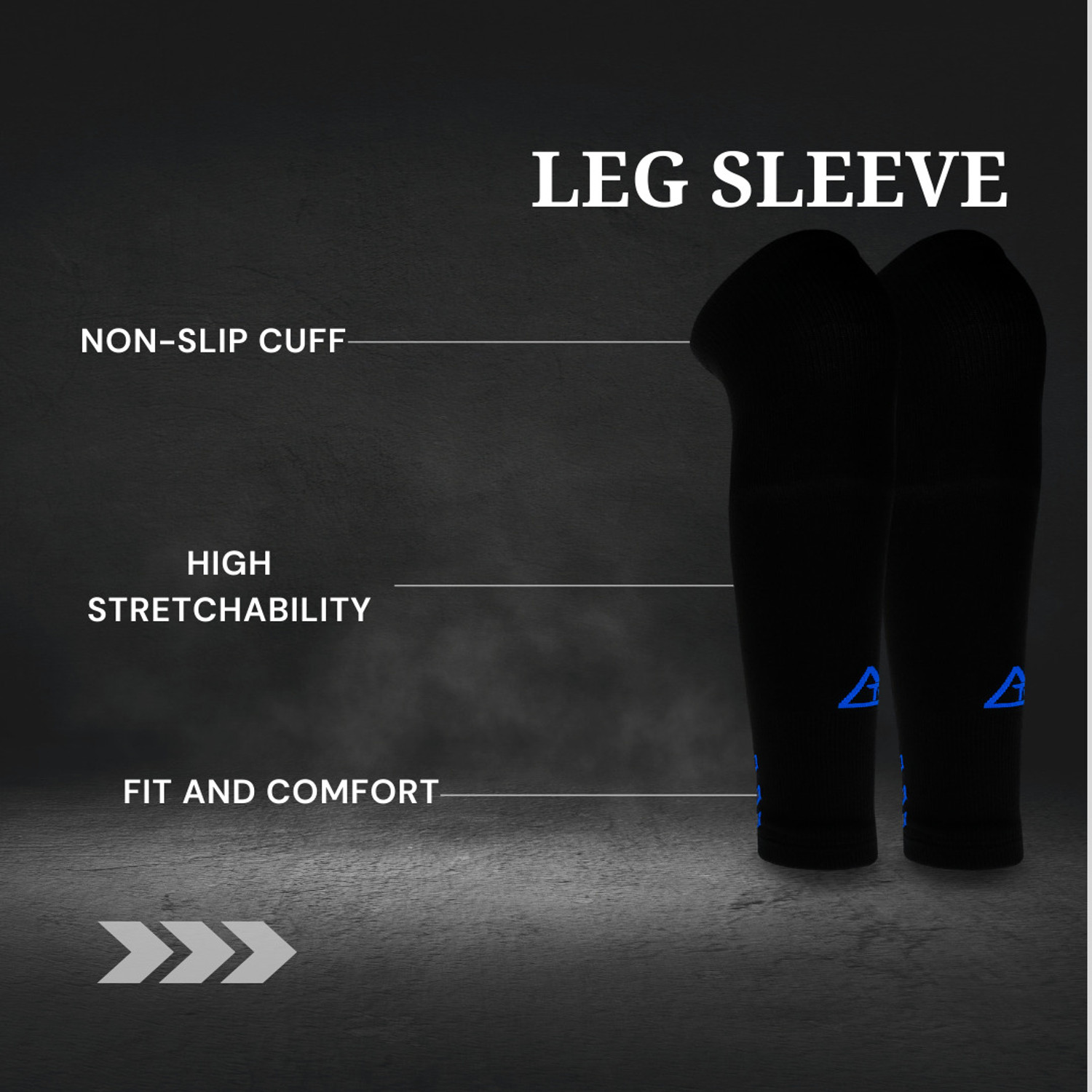 Image of Triangles Sports Hosiery Football Socks Combo with Shin Guard, Leg Sleeve & Shin Guard Supporter Football Kit