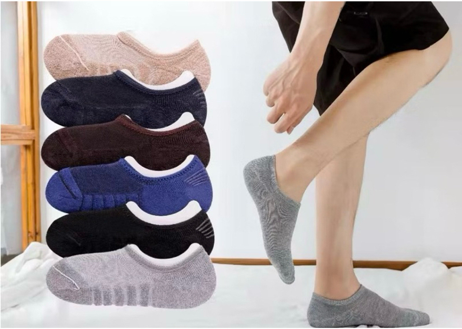 Image of KARTASYA Men & Women Solid Calf Length (Pack of 6)