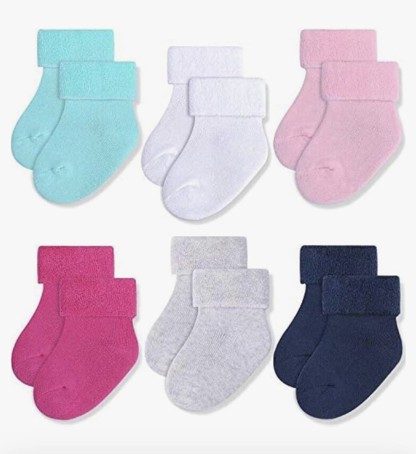 Image of IBA ISBA COLLECTIONS Baby Boys & Baby Girls Self Design Calf Length (Pack of 4)