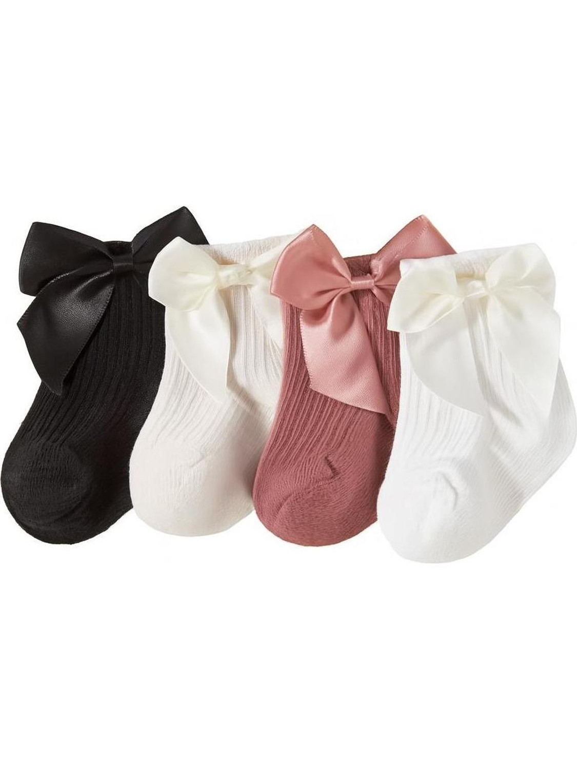 Image of IBA ISBA COLLECTIONS Baby Boys & Baby Girls Self Design Calf Length (Pack of 4)