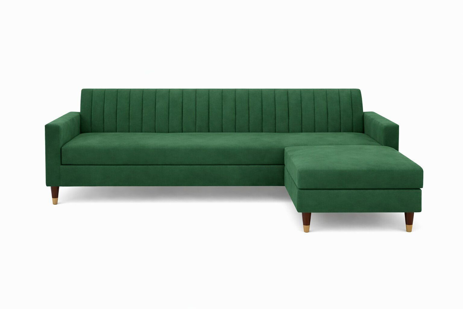 Image of Flipkart Perfect Homes NYC Fabric 4 Seater Sofa (Finish Color - Green, DIY(Do-It-Yourself))
