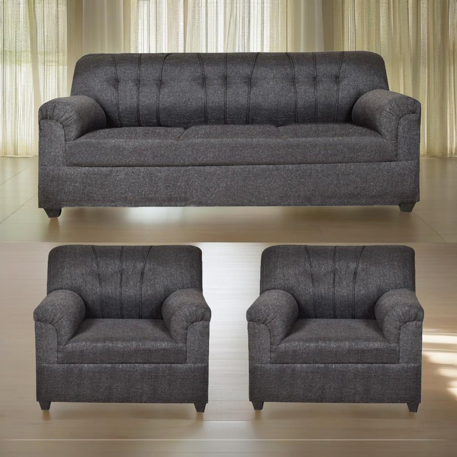 Image of Torque Leather Manual Recliner (Finish Color - Brown, Pre-assembled)