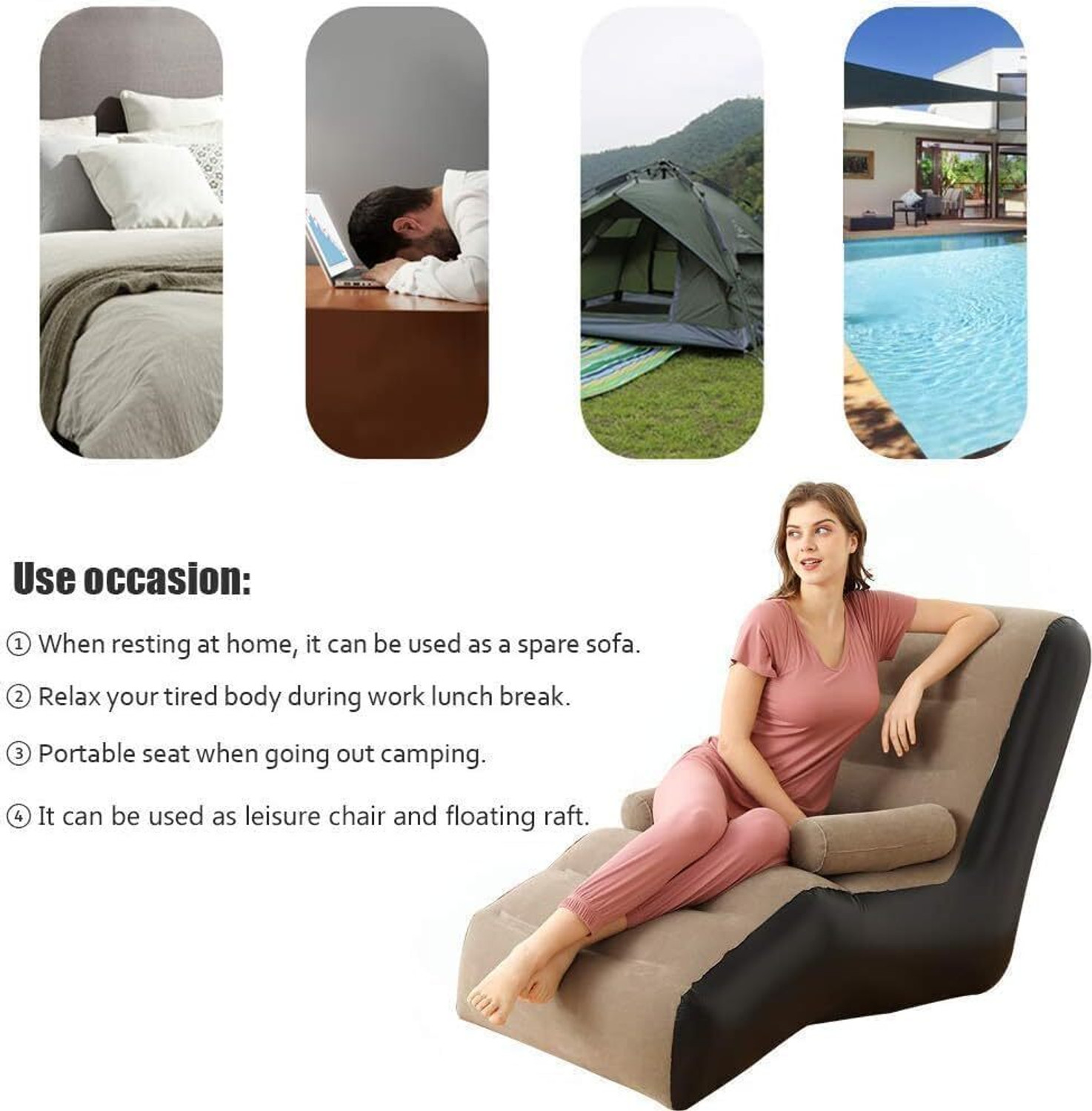 Image of sofaxyz 1 Seater Single Plastic Pull Out Sofa Cum Bed (Finish Color - black Delivery Condition - DIY(Do-It-Yourself))